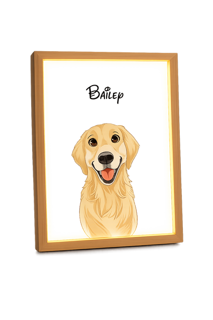 cuadro de iluminación de mascota