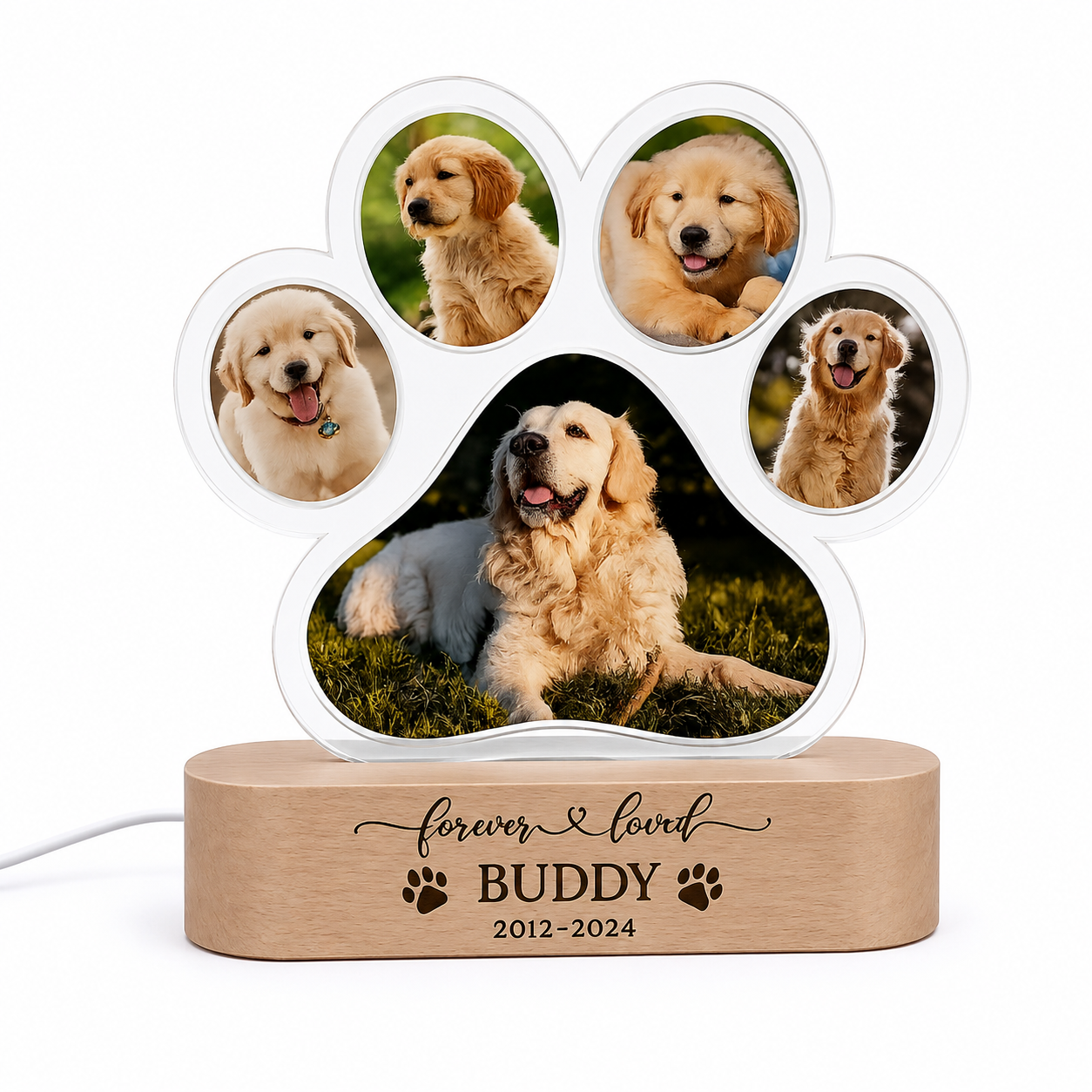 Cuadro de mascota personalizable